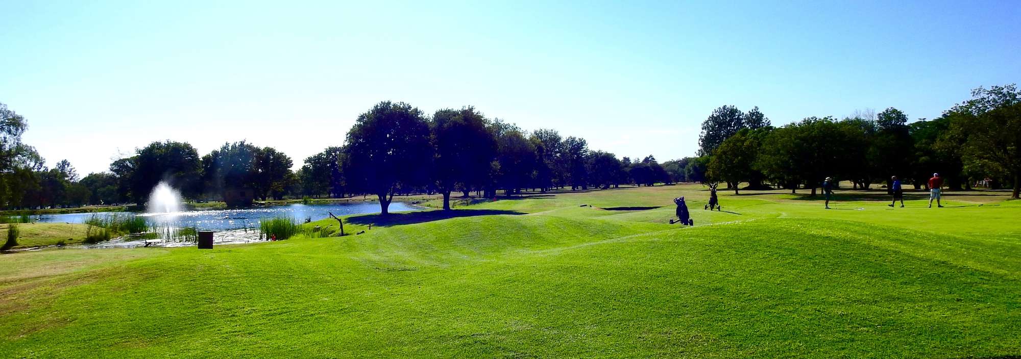 Fairways and the lake at The Lake Club Benoni